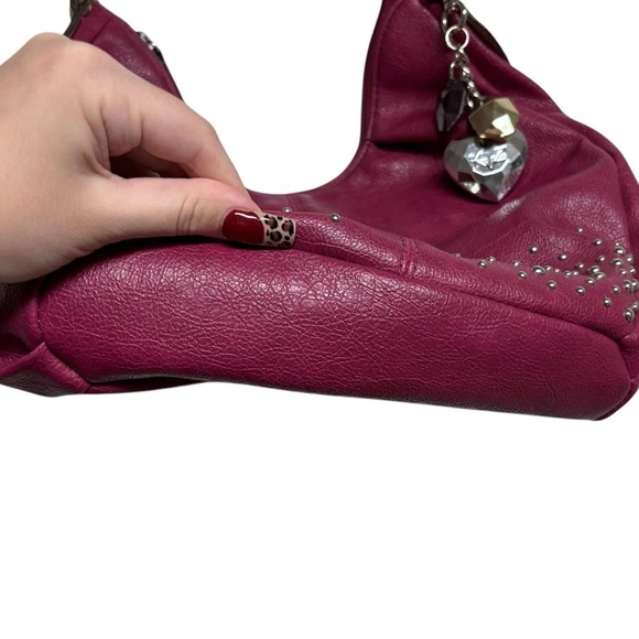 Kathy Van Zeeland Pink Charm Hobo Bag - Picture 6 of 8